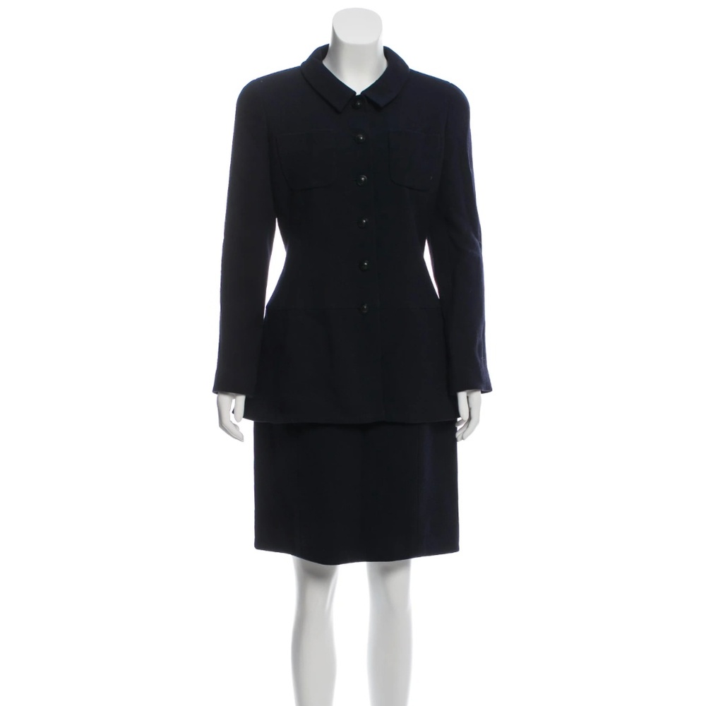CHANEL Wool Skirt Suit US8, FR40